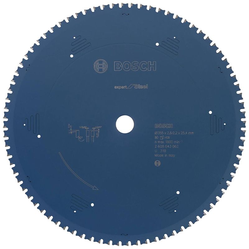 تیغ اره پروفیل بر بوش مدل microteq 355 steel